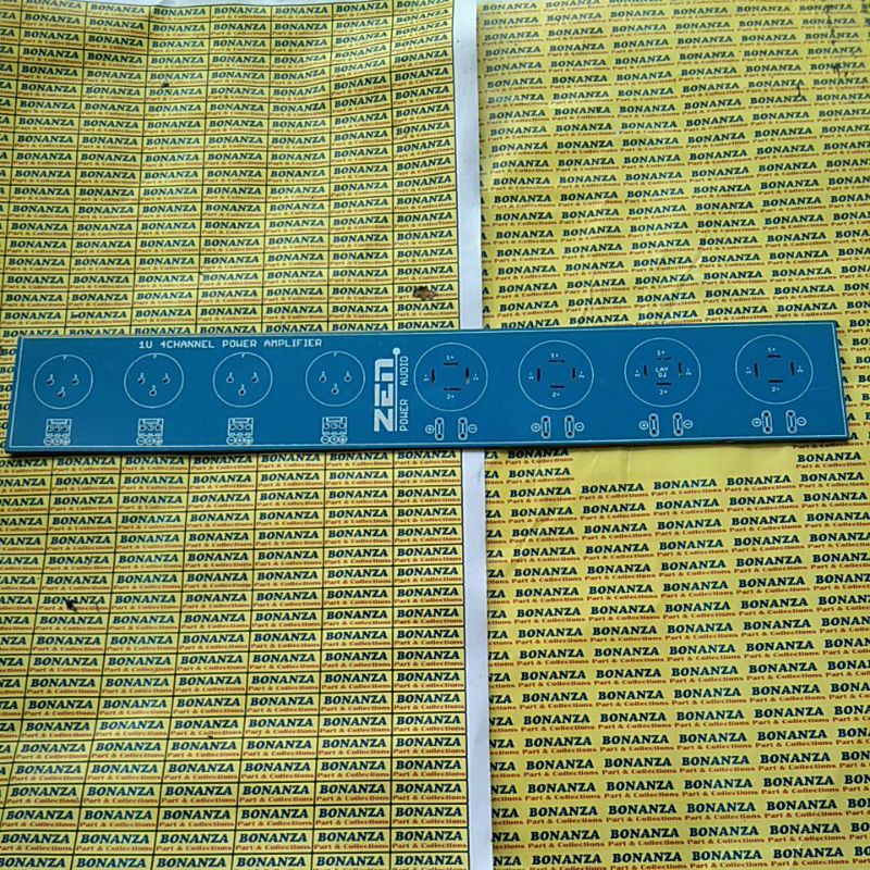 Pcb panel belakang bok 1u 1.5u 4channel