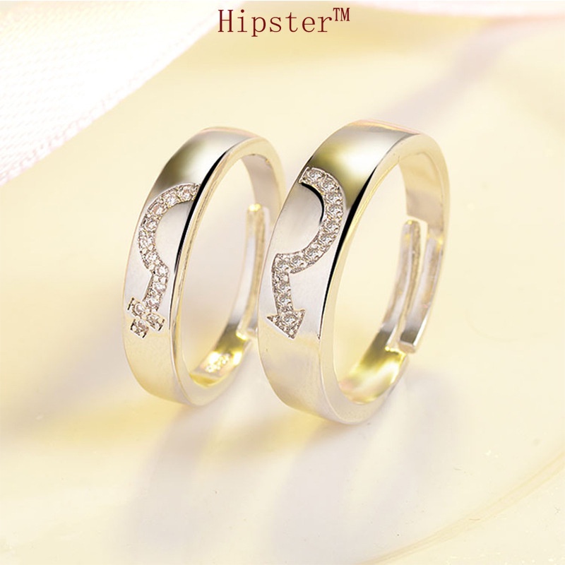 Trendy Korean Fashion Simple Couple Adjustable Ring