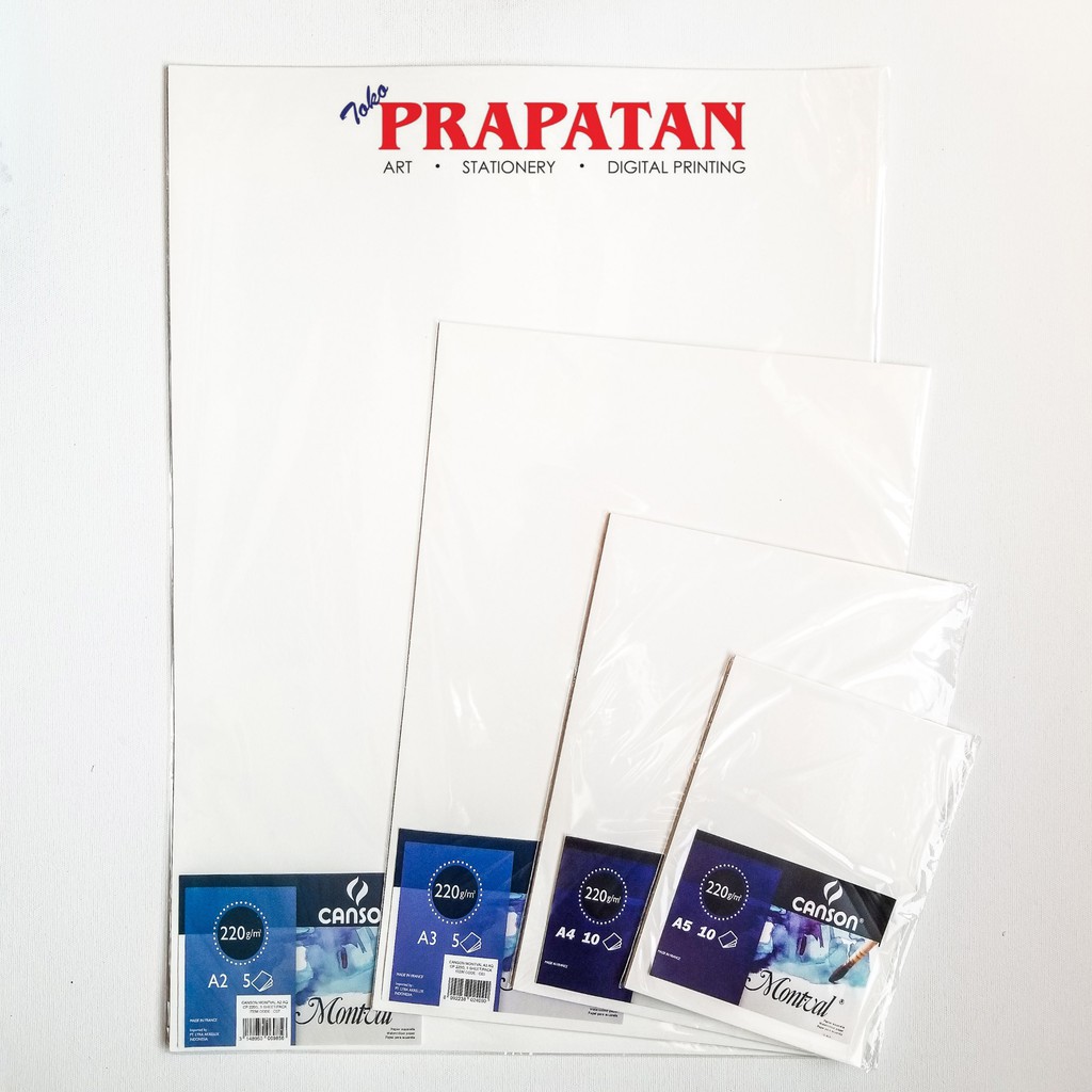 

RB Canson Montval Watercolor Paper 220gsm Kertas Cat Air