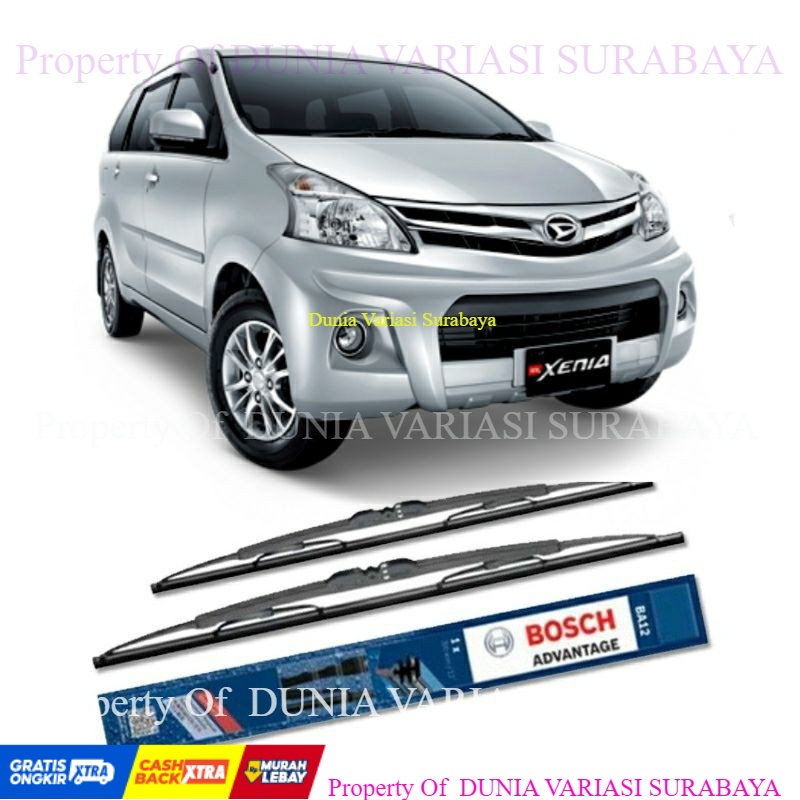 Wiper Set Depan Bosch Standar Mobil Xenia