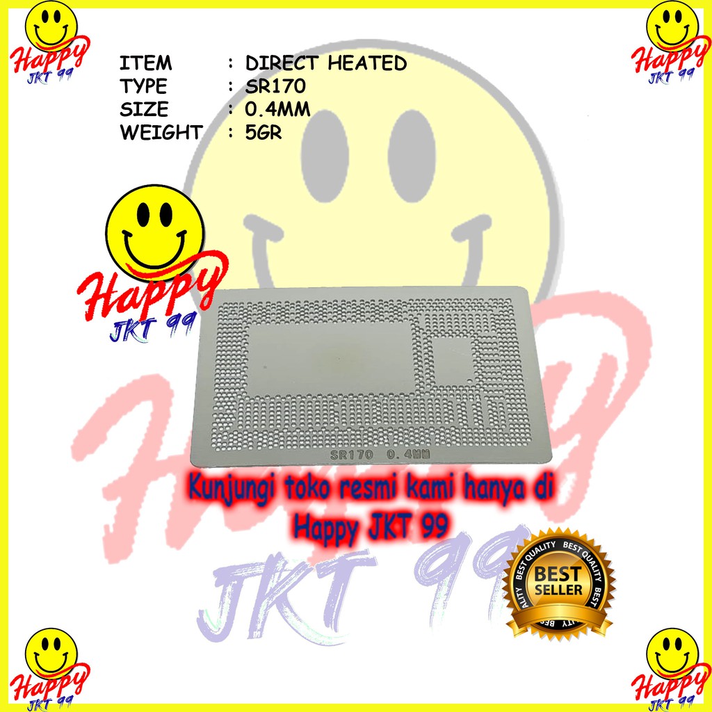 [ HAPPY JKT 99 ] DIRECT HEATED STENCIL DH SR170 SR27G SR1EF SR1EK SR16M SR16Z SR190 SR170