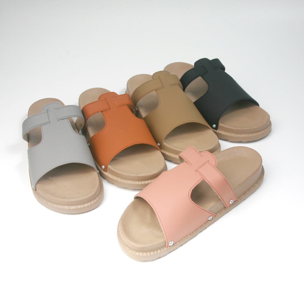 Gabriel - Sandal Wanita Platform Kokop Selop Slop Cewek Murah