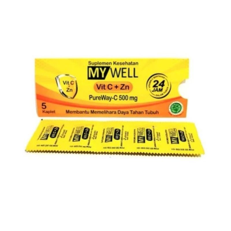 Mywell Vitamin C + Zn @5strip