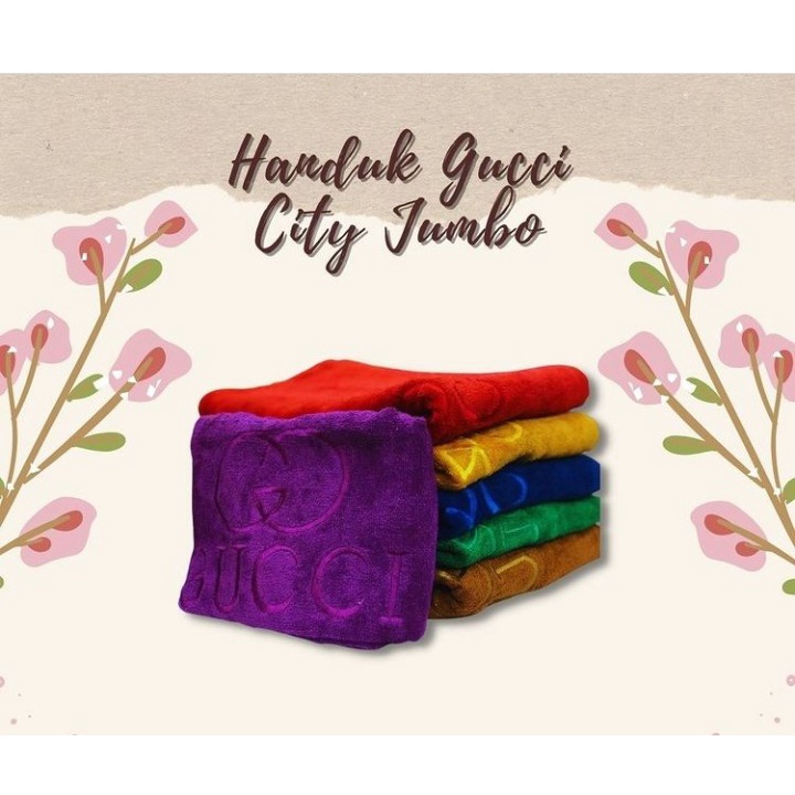 HANDUK MANDI DEWASA GUCI SIZE BESAR DAN KECIL - SNI