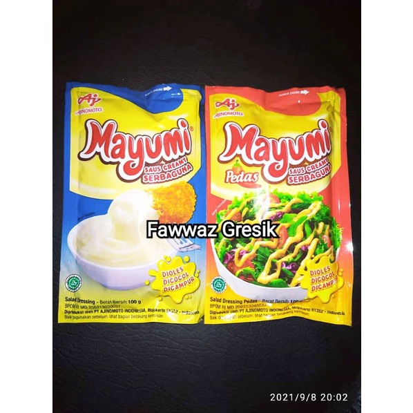 Mayumi Mayonaise Saus Creamy Serbaguna Original / Pedas 100 gr