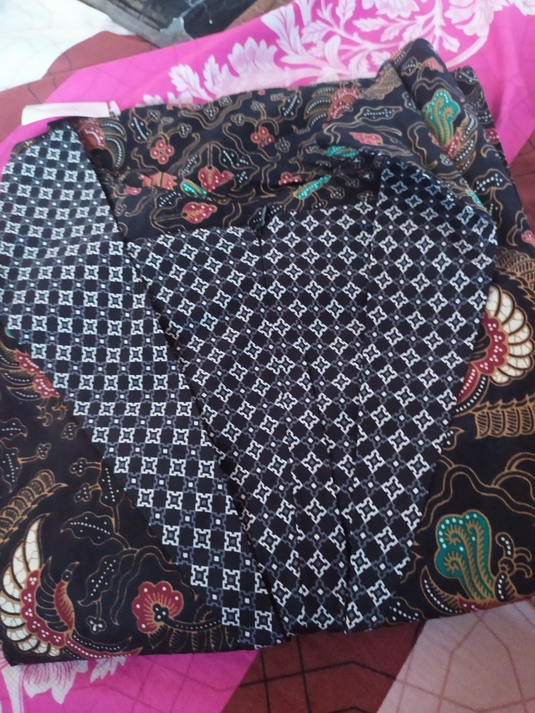 Baju Batik Wanita - Dress Batik Wanita 897 Ee Size Xl