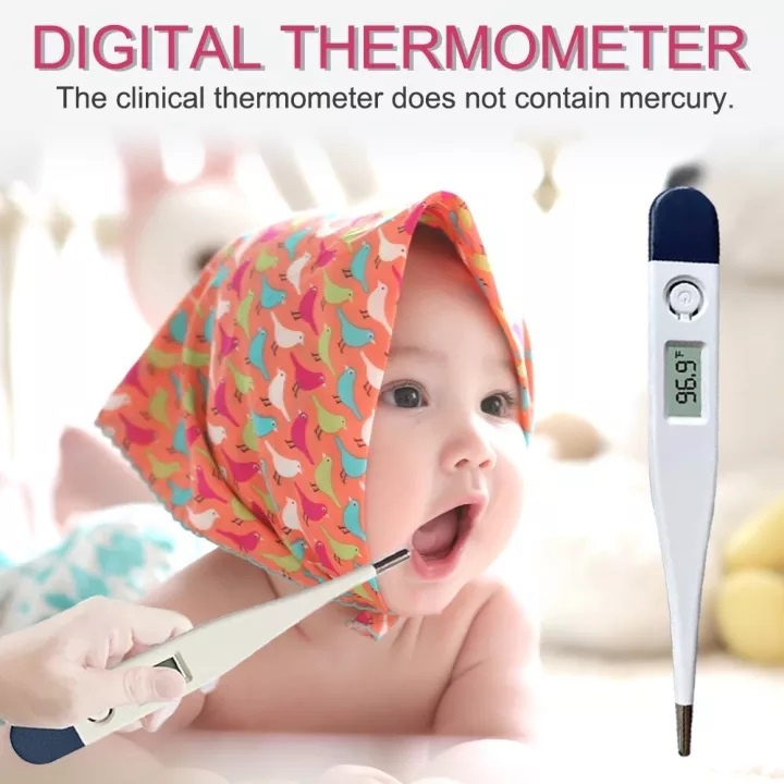 Hope Store - Thermometer Digital Alat Pengukur Suhu Badan Thermometer Mulu Ukur Ketiak Anus