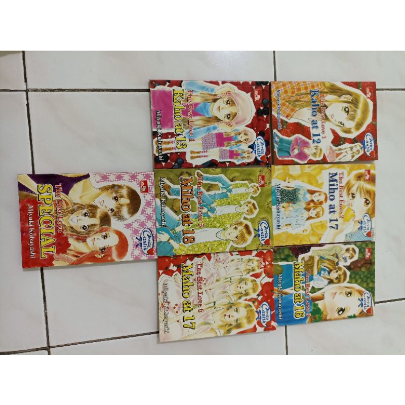 Novel Cerita cantik The Best Love 1 2 3 4 5 6 Special Miyuki Kobayashi