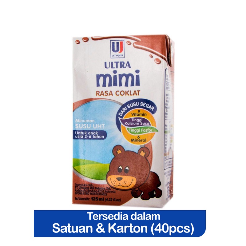 

Ultra Mimi Susu Cair Uht Chocolate 125Ml - Alhanan/04