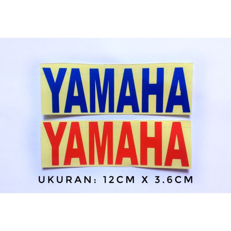 Stiker Cutting Yamaha Tulisan Cutting Sticker Untuk Sticker Motor