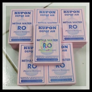 Cetak Kupon Depot Air Minum Isi Ulang Refill Galon Hvs Cetak Kupon Depot Air Minum Isi Ulang Refill Galon Hvs