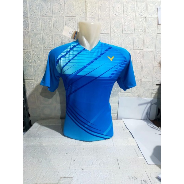 BAJU ATASAN BADMINTON DEWASA VICTOR V142/JERSEY BULUTANGKIS