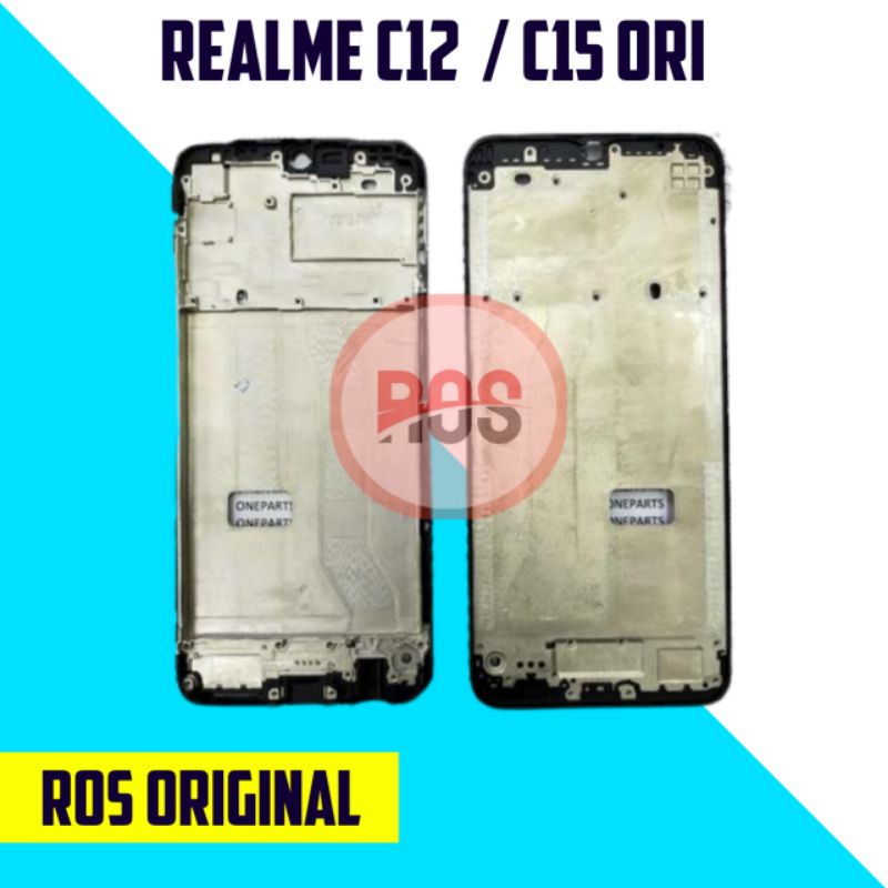 FRAME LCD - TULANG LCD - TATAKAN LCD REALME C12 - REALME C15 ORIGINAL