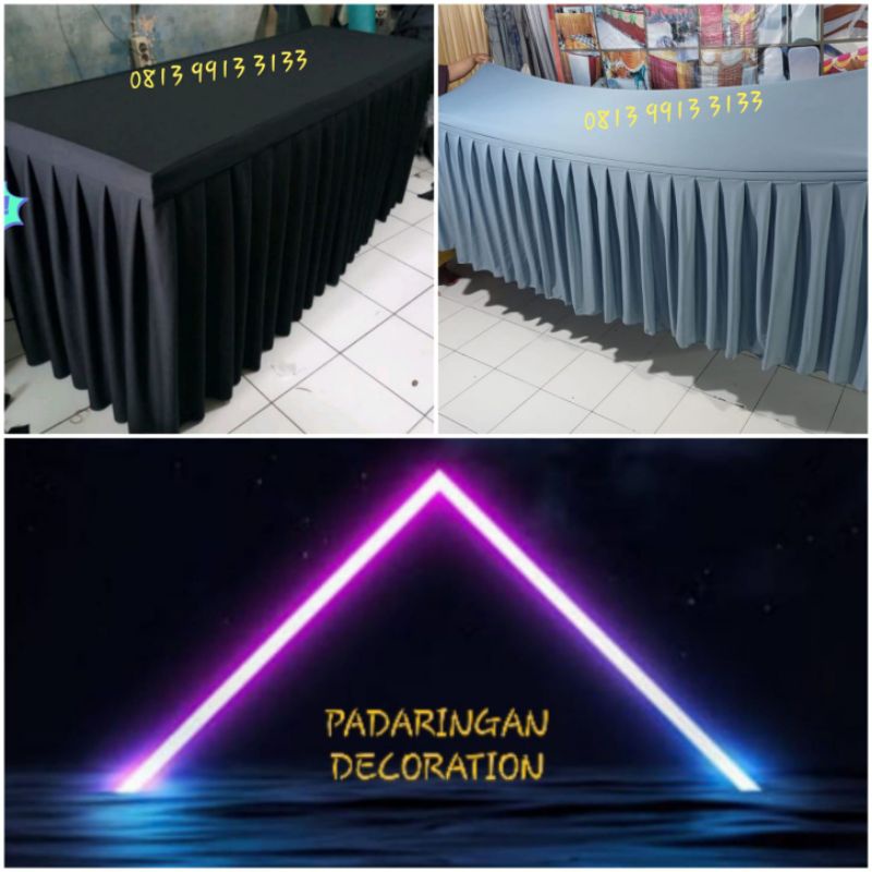 Jual SARUNG MEJA HOTEL#SARUNG MEJA KANTOR#200CM | Shopee Indonesia