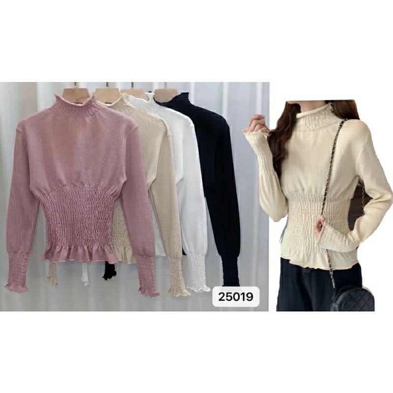 indahdewi import size remaja abg blouse rajut smoke allsize
