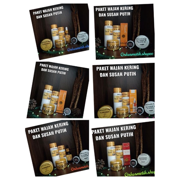 PAKET CREAM LINSKY FULL GOLD ORIGINAL 1000%