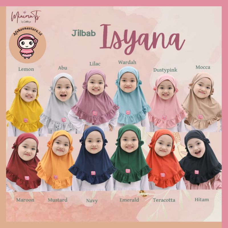 Afsheenastore Jilbab Anak Isyana