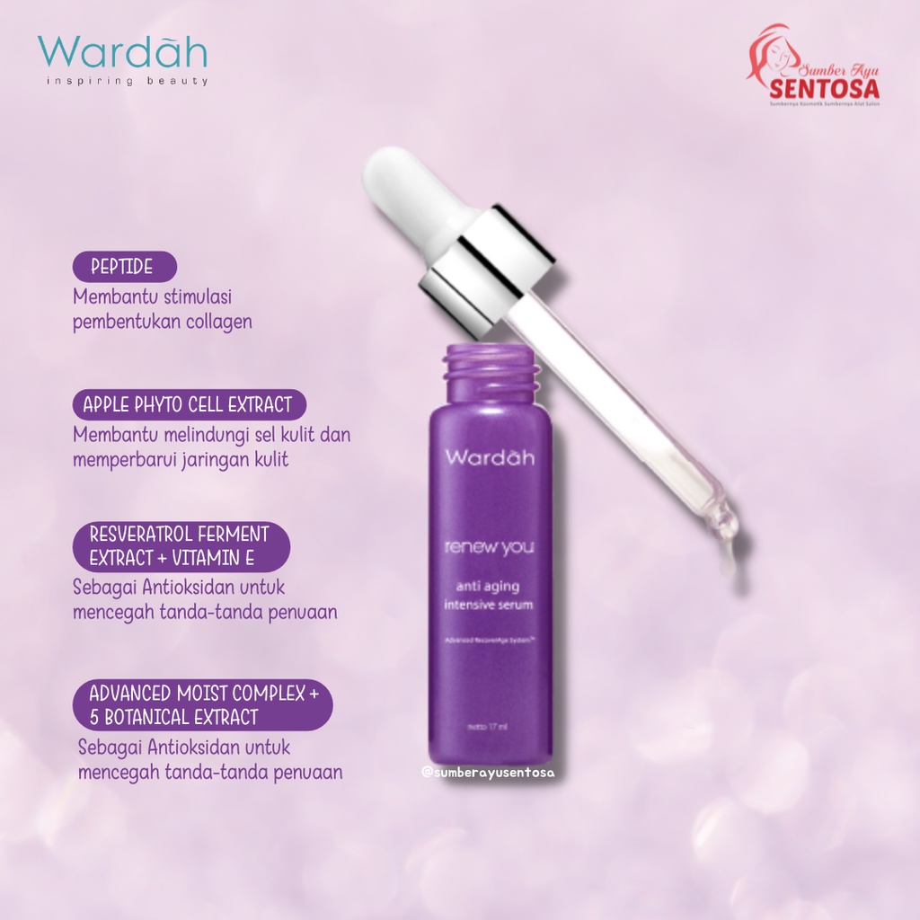 WARDAH RENEW YOU ANTI AGING INTENS SERUM 17ML