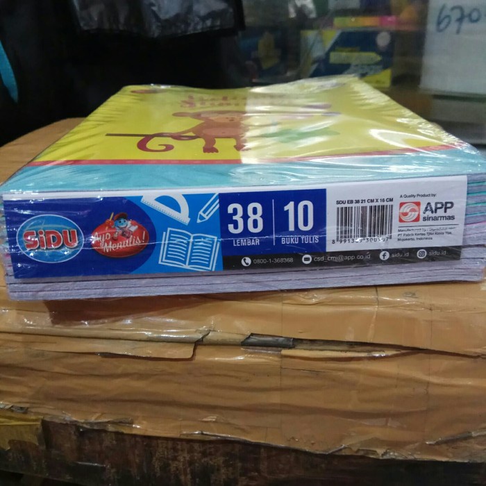 

Gilaa!!! Buku Tulis Sidu Isi 38 Lembar (Gambar Cover Dikirim Acak) Berkualitas