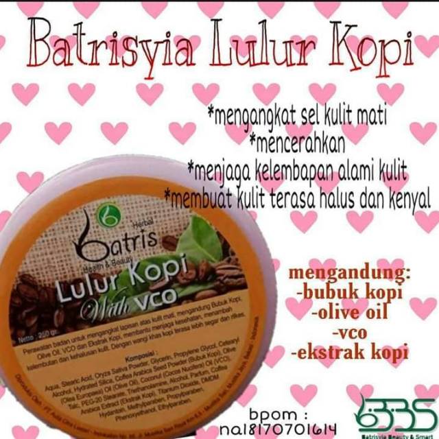LULUR KOPI SCRUB MELEMBABKAN MENGERAHKAN MENGHALUSKAN KULIT
