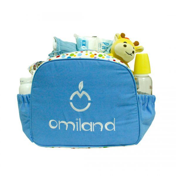 Tas Bayi Kecil / Perlengkapan Bayi Terlaris / Baby Bag Multifungsi / Omiland Polcadot Series OBT4212