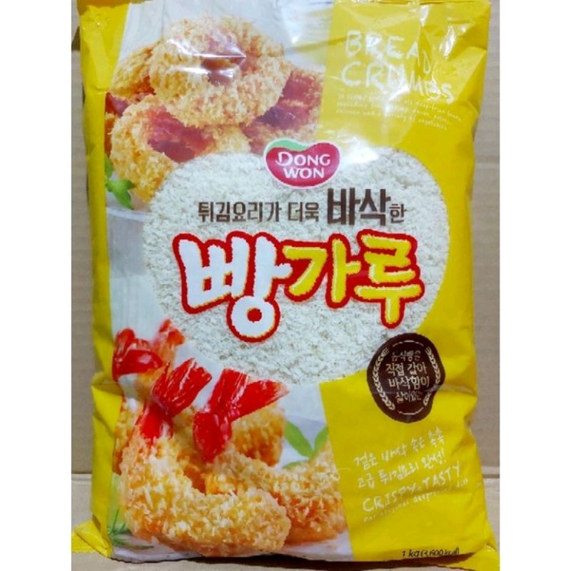 Jual TEPUNG ROTI PANKO DONG WON 1000G/TEPUNG PANKO KOREA 1KG/ TEPUNG