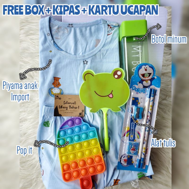 KADO ANAK/KADO ULANG TAHUN/HAMPERS / GIFT BOX - PIYAMA ANAK COWOK