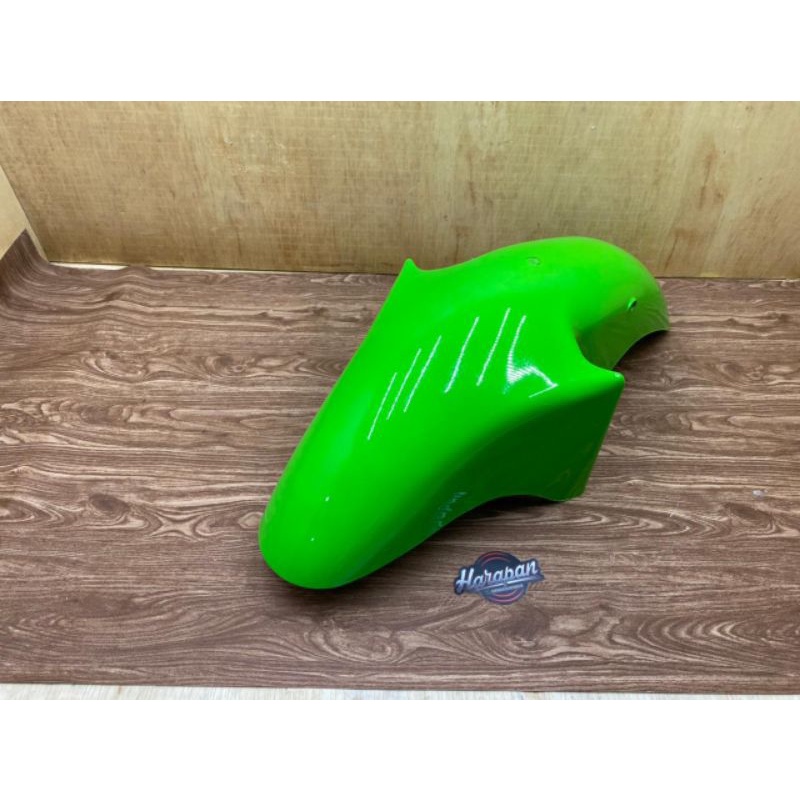 spakbor depan ninja R old slebor depan ninja r spakbor depan konfensional CB GL Mp Tiger warna hijau