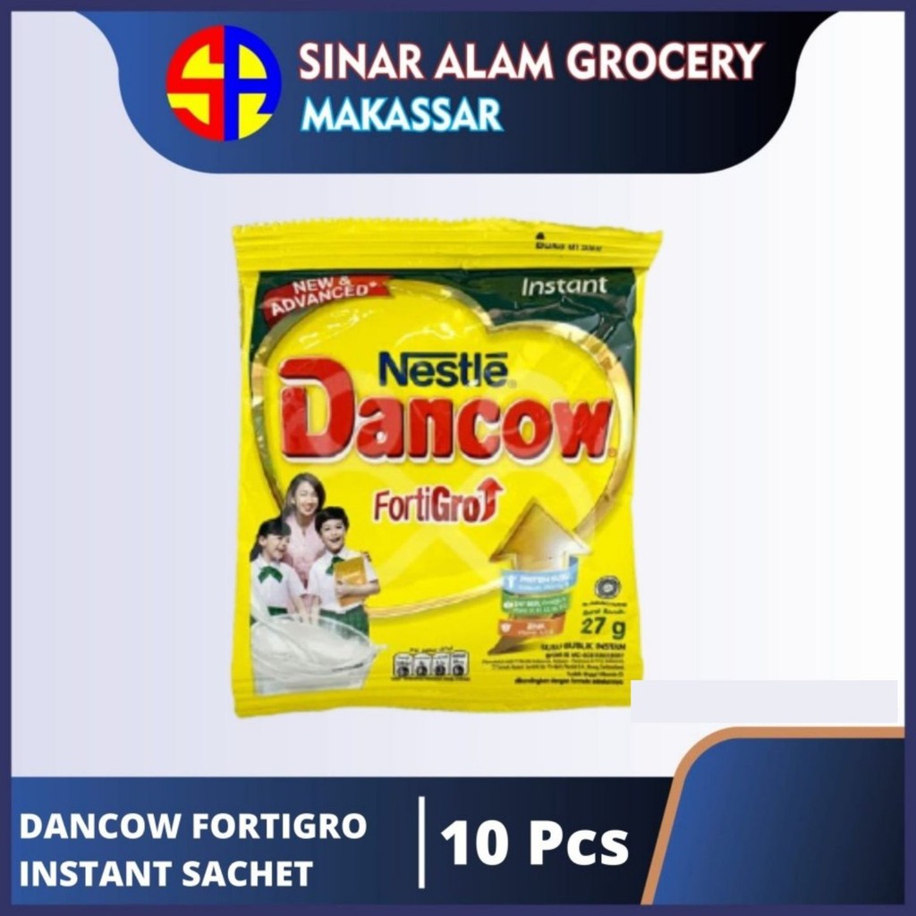 

DANCOW FORTIGRO INSTANT SACHET (10PCS) - SUSU BUBUK DANCOW PUTIH 27GR