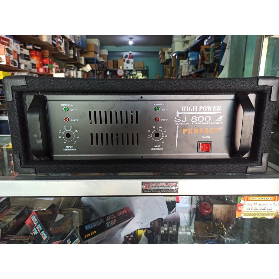 BOX POWER AMPLIFIER SOUND SYSTEM PERFECT SJ800 MURAH KUAT TEBAL