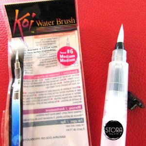 

Sakura Koi Water Brush Tank Medium 4ml Kuas Cat Air No.6