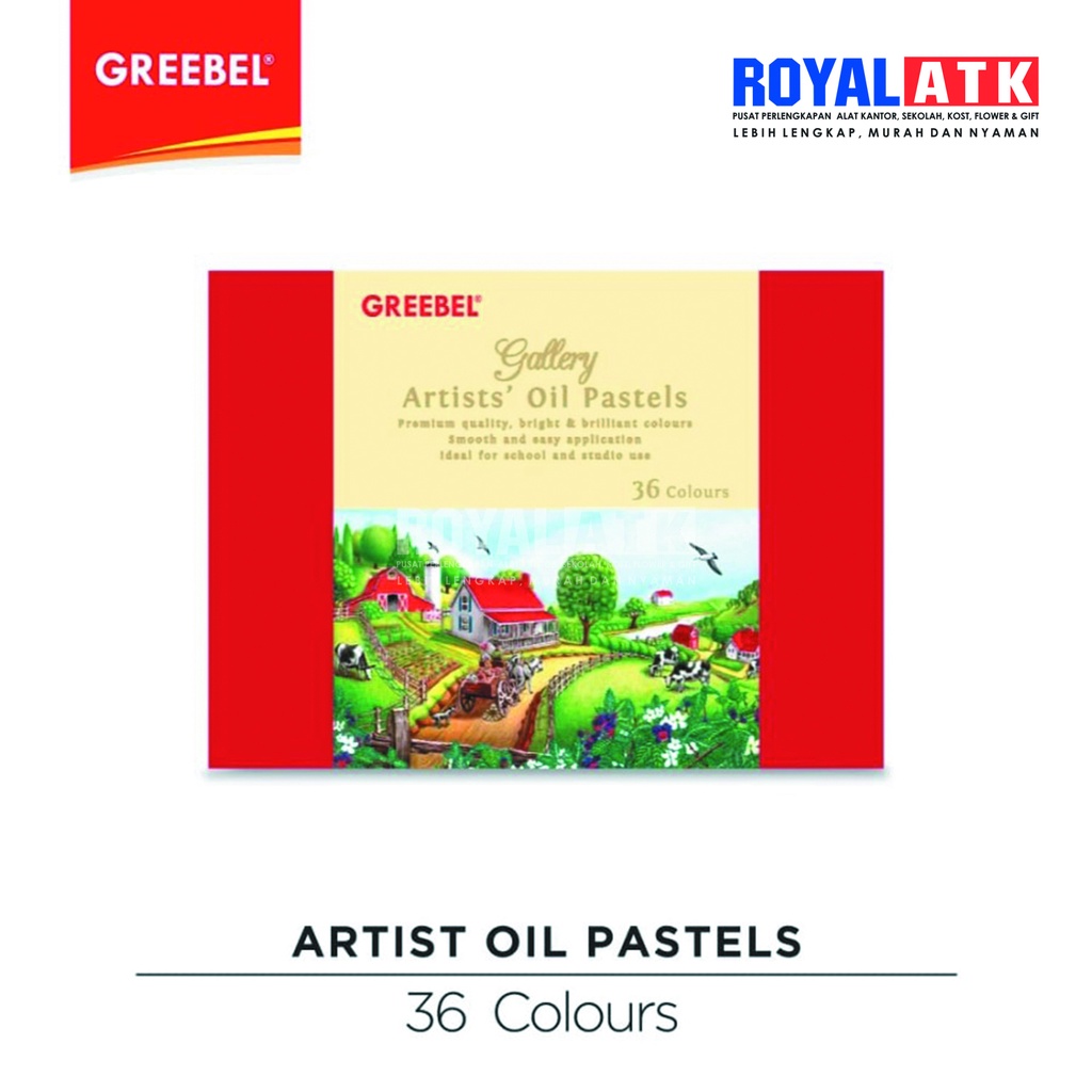 

Artist Oil Pastel Greebel 36 Warna 130636-36C Crayon Greebel 36 Colors
