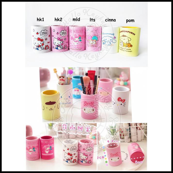 

Penstand Holder Tempat Pensil Kuas Serbaguna Hello Kitty Melody Little - Mld