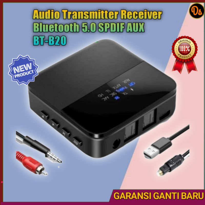 Audio Transmitter Receiver Bluetooth 5.0 SPDIF AUX - BT-B20 VIKEFON 7CSK0ABK