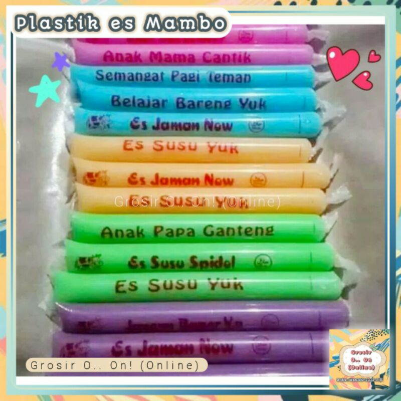 

[Bonus Resep & Tutorial] Plastik Es Mambo dan Es Pensil