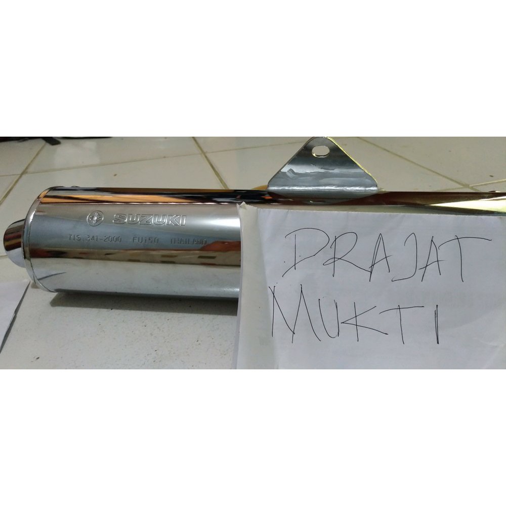 silincer CBU satria fu ori Thailand adaptor knalpot satri bac 74