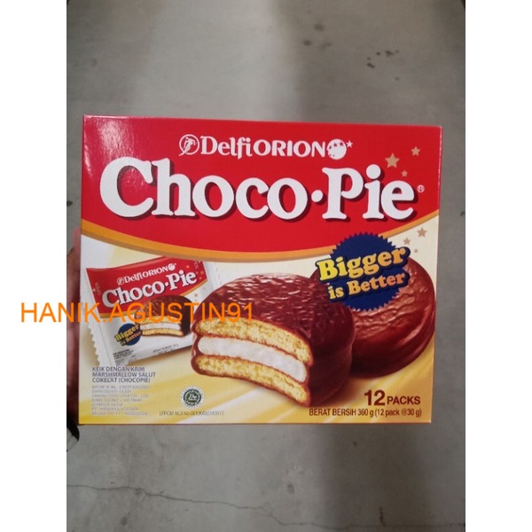 

Delfi Orion Choco Pie 12 pcs x 30 gram SS91