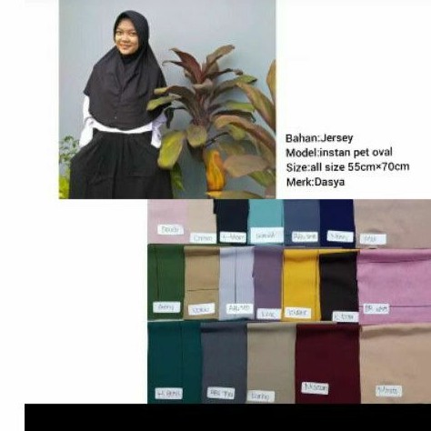 bergo dasya oval kerudung dasya