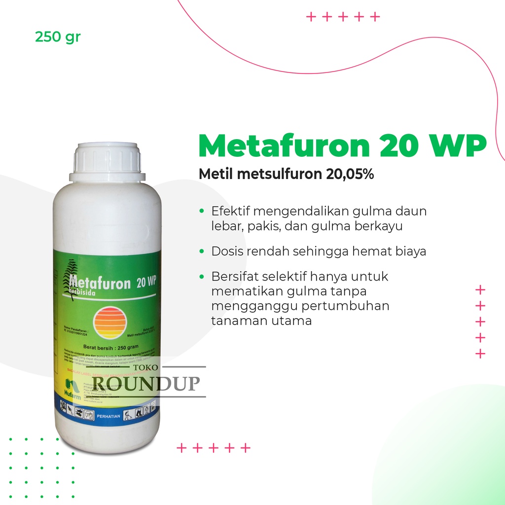 Jual Metafuron Wp Gram Herbisida Racun Untuk Gulma Berdaun