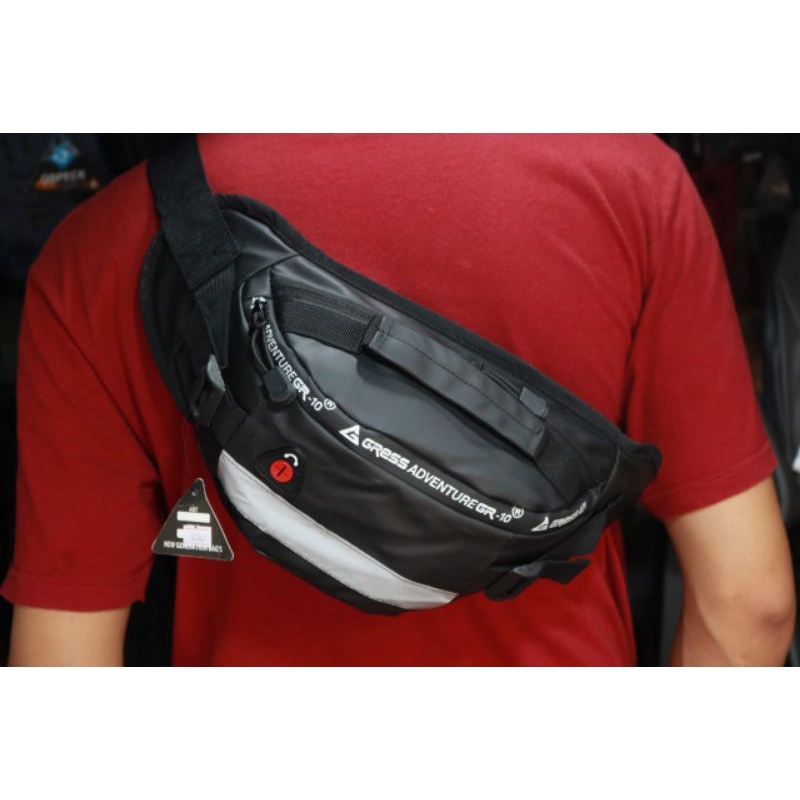 Real Pict Tas Slempang Waistbag Pria Waterproof Anti Air / Tas selempang Pria Wanita / Tas Distro