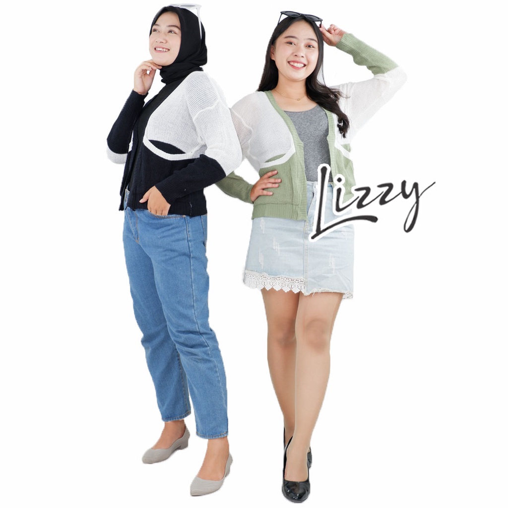 Lizzy - MANDA OUTER CARDI TWO TONE