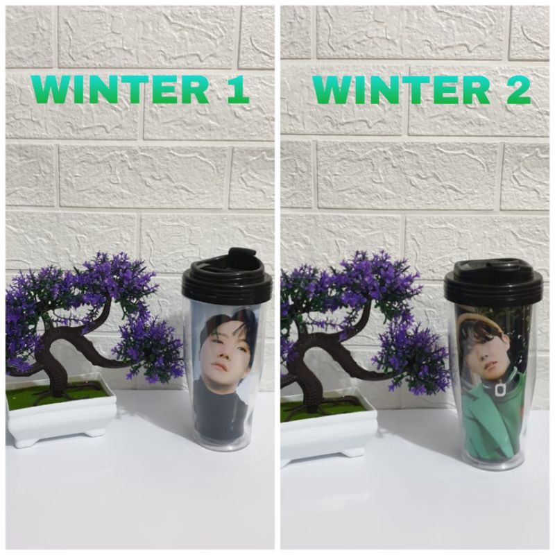 Botol Tumbler Kpop // Botol Minum BTS Edisi Winter 2020