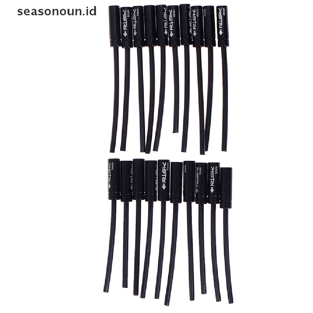 10 Pcs Penutup Tabung Kabel Rem Sepeda Bahan Aluminum Alloy Tahan Air