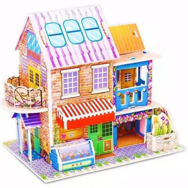 (LOLI-JKT) PUZZLE 3D MAINAN ANAK UKURAN BESAR DIY/KREATIF ANAK 85 MOTIF