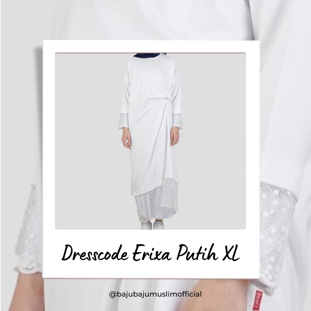 DAUKY DRESSCODE ERIXA DRESS PUTIH BIG SALE