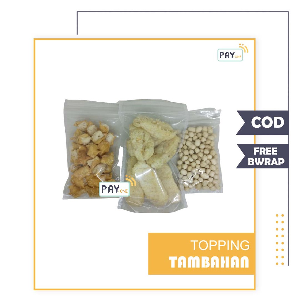 

Topping Baso Aci Pelengkap