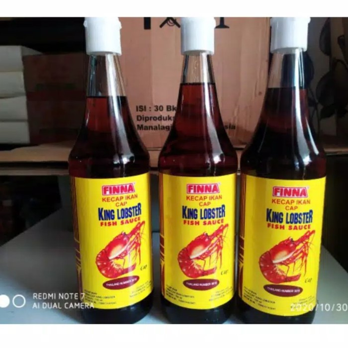

Finna king lobster fish sauce 200 ml, 700 ml - kecap ikan soy sauce saus