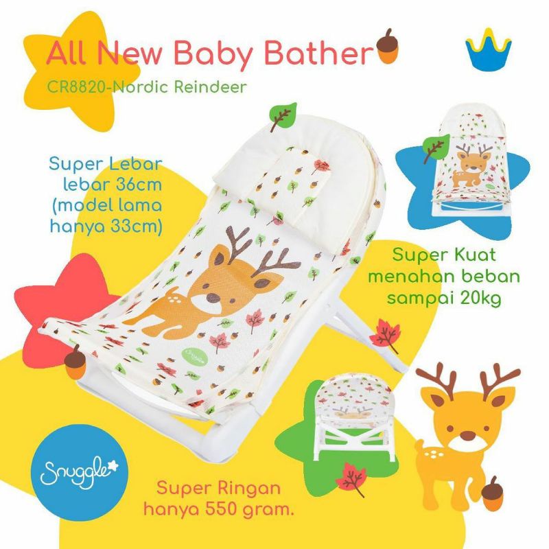 Baby bather Kursi mandi Bayi Crown Snuggle Makassar