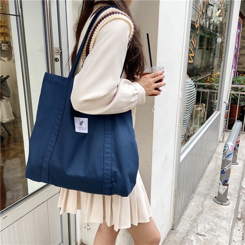 TC-91 tas bahu kampus belanja besar wanita shoulder bag korea jepang