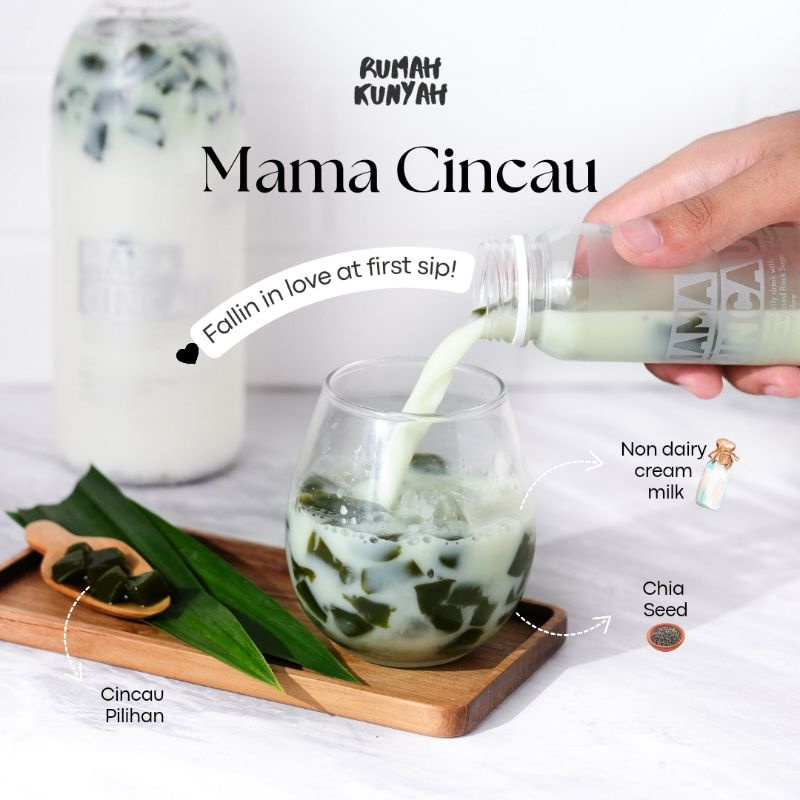 

Mama Cincau Minuman Cincau Organik dengan Non Dairy Cream Milk Tinggi Serat